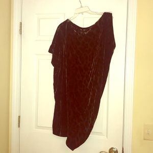 DVF leopard velvet dress!